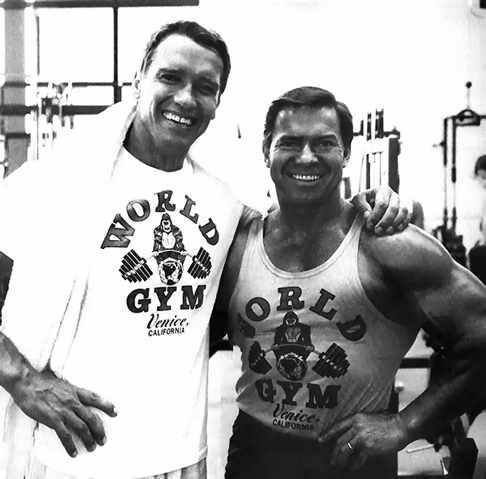 Larry Scott und Arnold Schwarzenegger