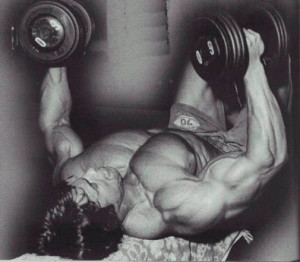 Arnold dumbbell fly