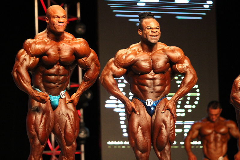 Phil Heath vs Kai Greene at the Olympia